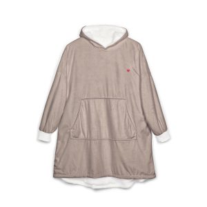 Classic Latte Cozy Unisex Hooded Blanket - Perfect for Relax