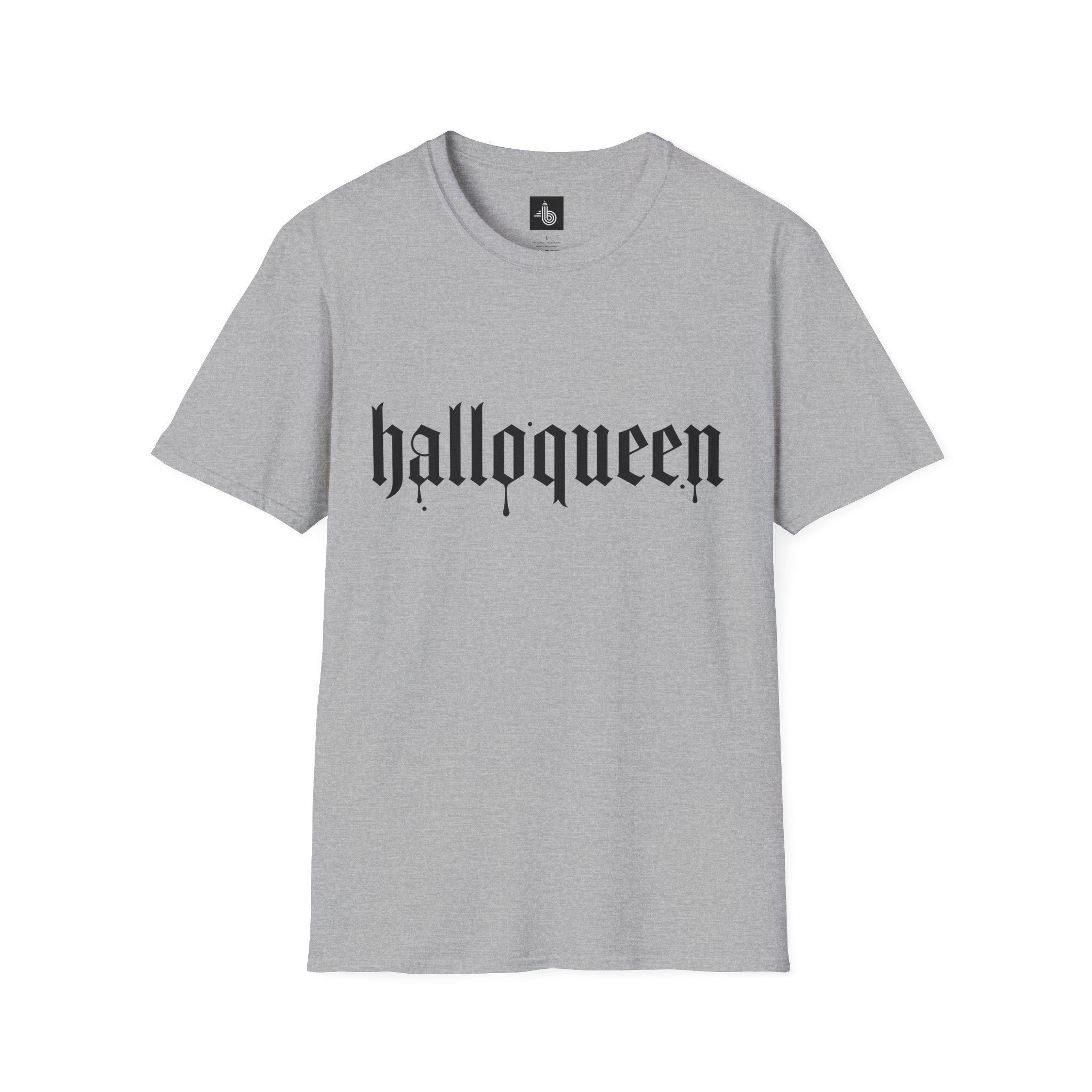 Unisex Softstyle Queen Halloween Tee Logo T-Shirt - Image 6