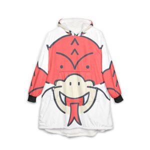 Dragon White Unisex Hooded Blanket - Perfect for Relax