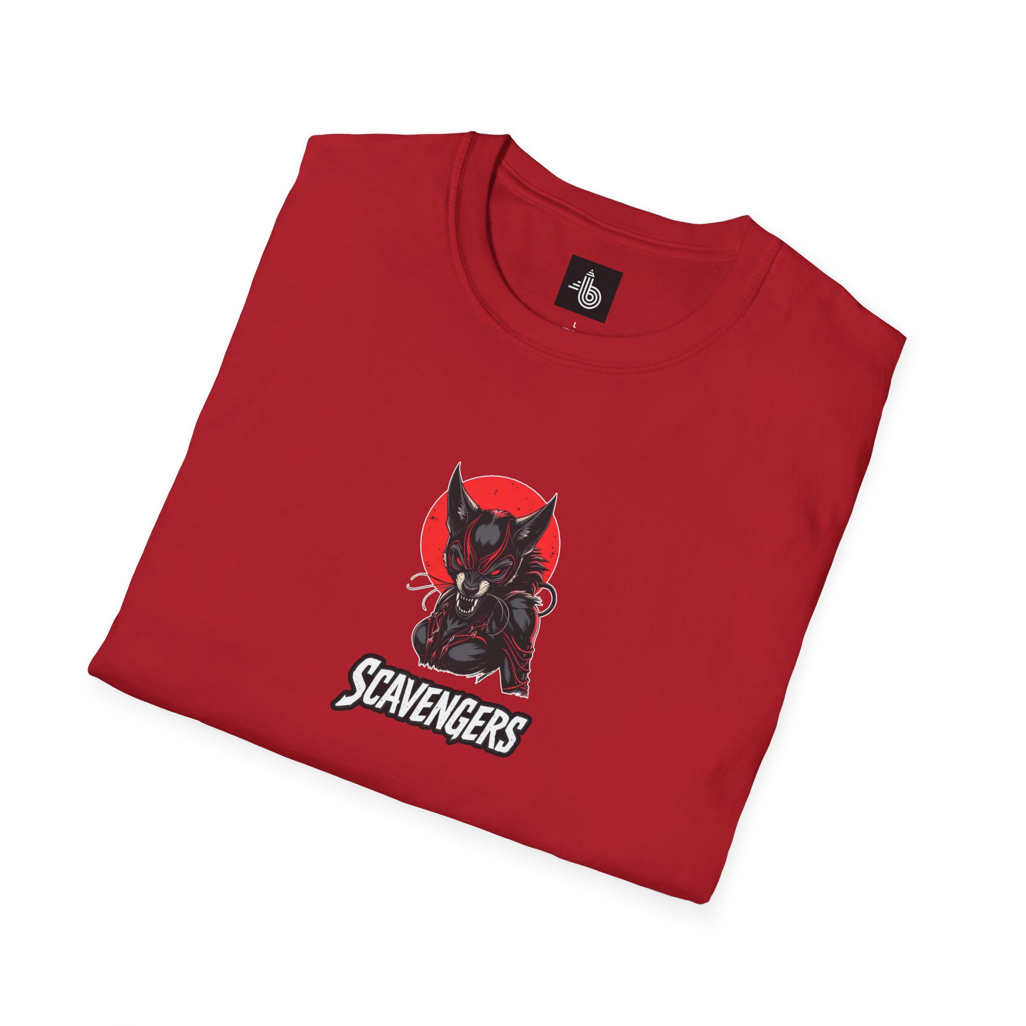 Funny Unisex Softstyle Scavengers Hyena Widow Tee Logo T-Shirt - Image 13