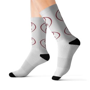 Ying Yang Abstract Socks - Artsy Vibrant Designs