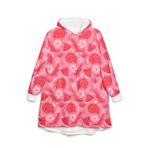 Lovely Things Pattern Unisex Hooded Blanket - Perfect for Relax