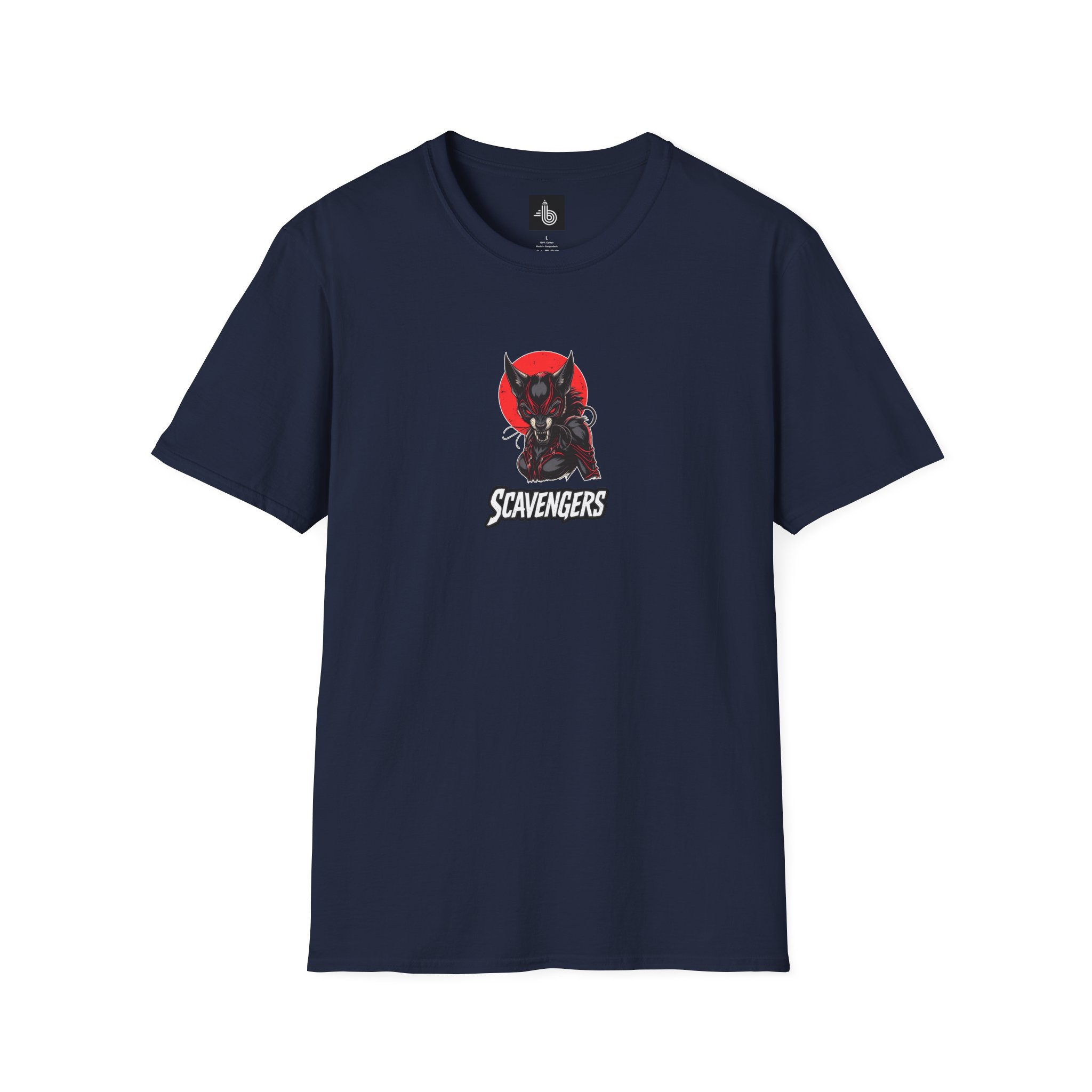 Funny Unisex Softstyle Scavengers Hyena Widow Tee Logo T-Shirt - Image 22