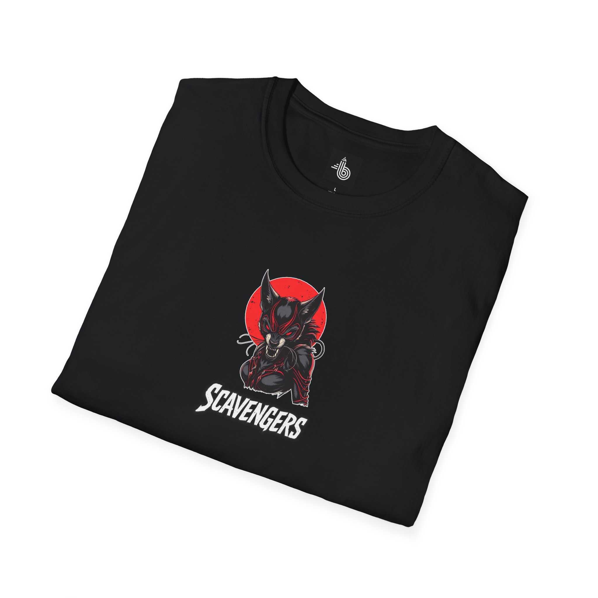Funny Unisex Softstyle Scavengers Hyena Widow Tee Logo T-Shirt - Image 9