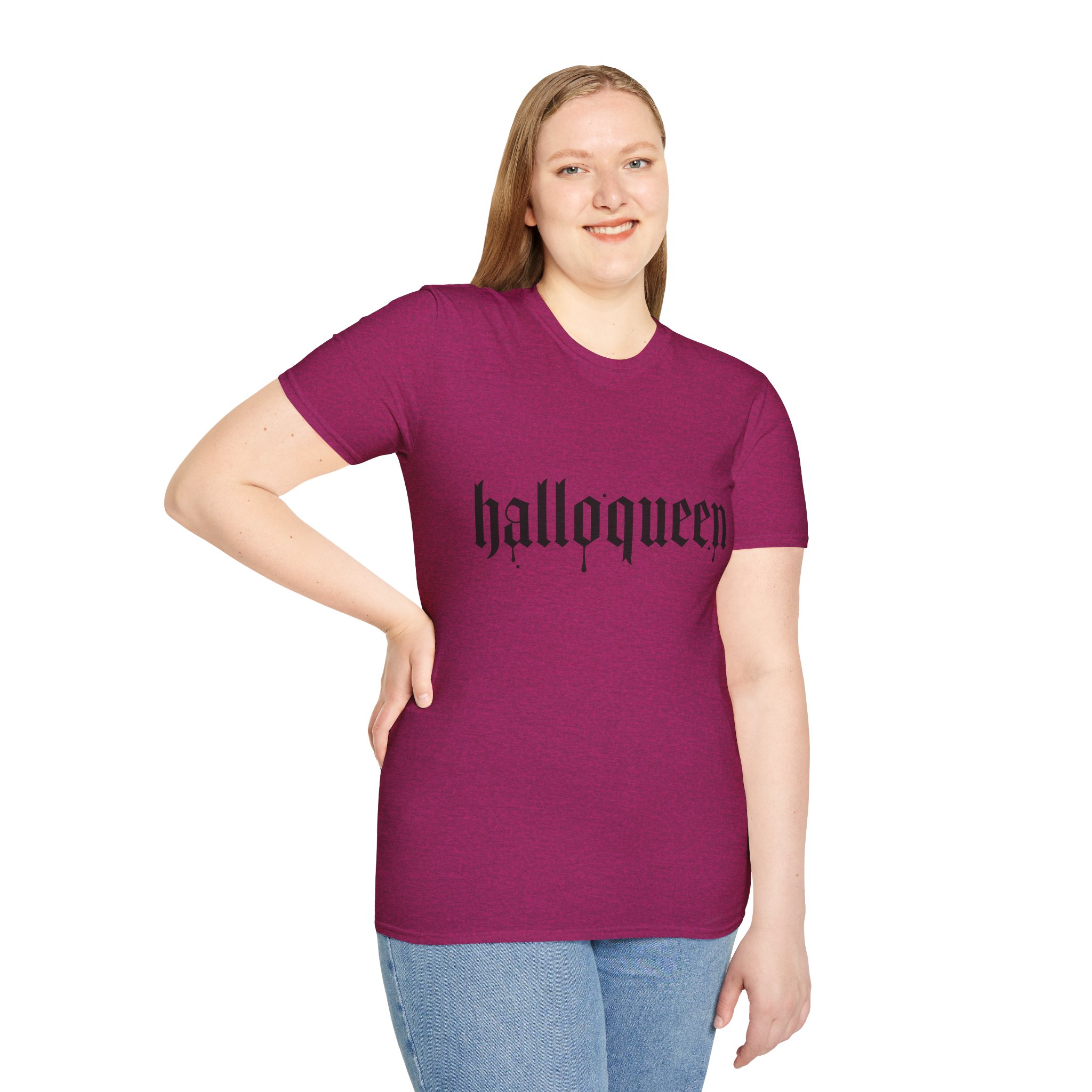 Unisex Softstyle Queen Halloween Tee Logo T-Shirt - Image 14
