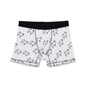 Playful Pug Men's Boxers - Fun Dog Print Underwear