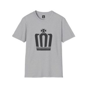 Unisex Softstyle Simple Crown Modern Tee Urban Style Lovers T-Shirt