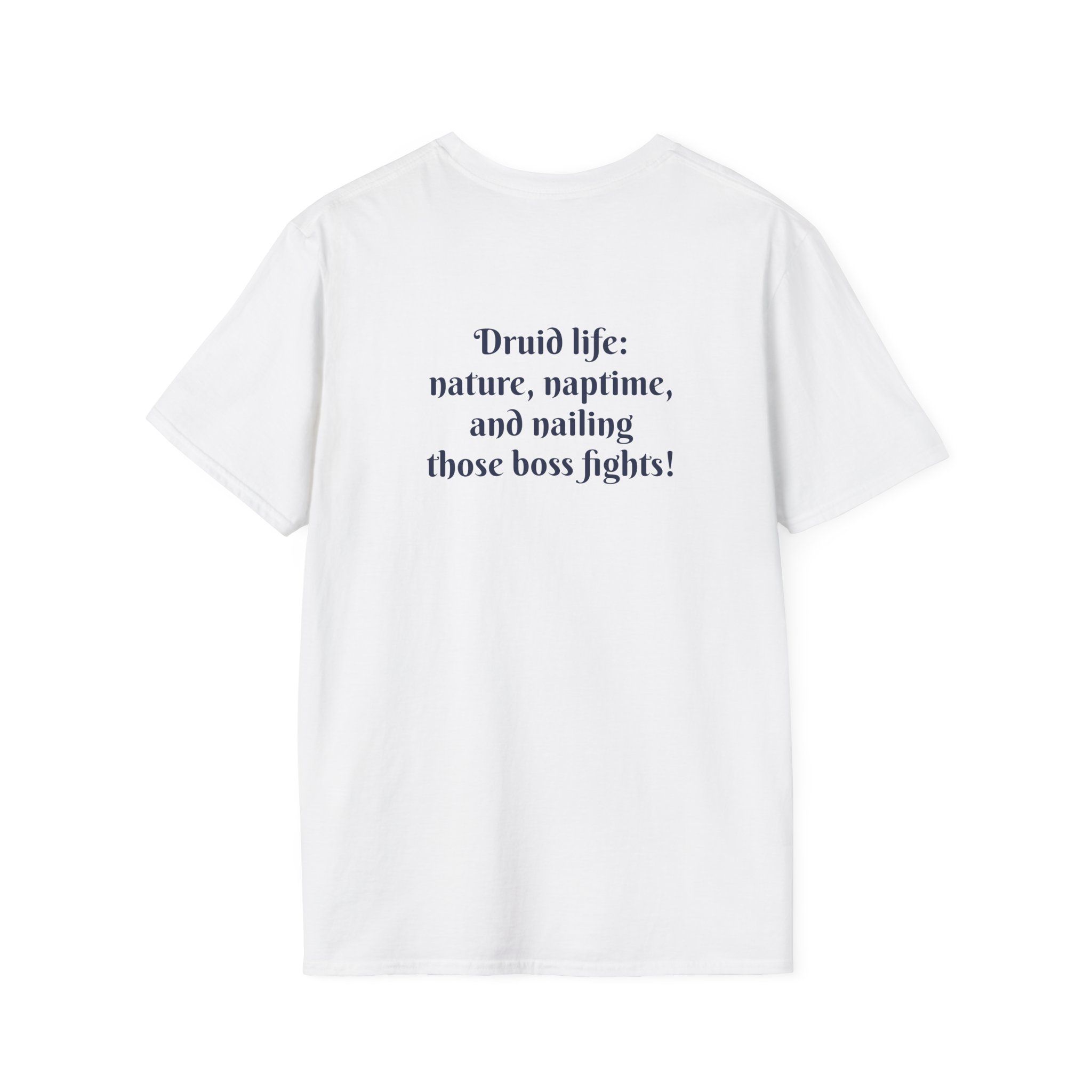 Funny Unisex Softstyle T-Shirt - Druid Novelty Tees for Fantasy Lovers - Image 3