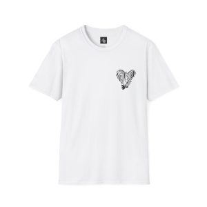 Unisex Softstyle Zebra Love Tee Logo T-Shirt