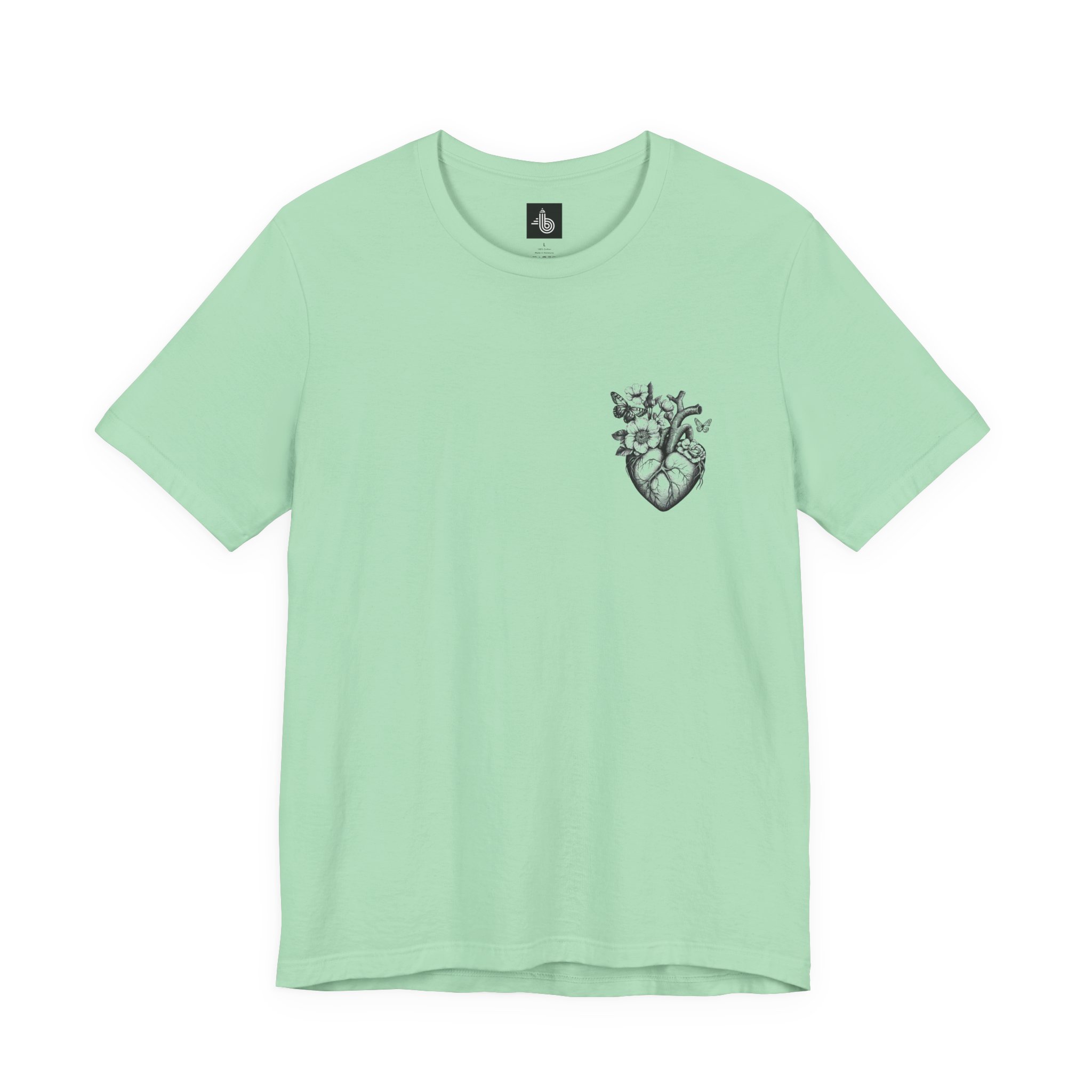 Unisex Softstyle Heart of Nature Tee Logo T-Shirt - Image 11