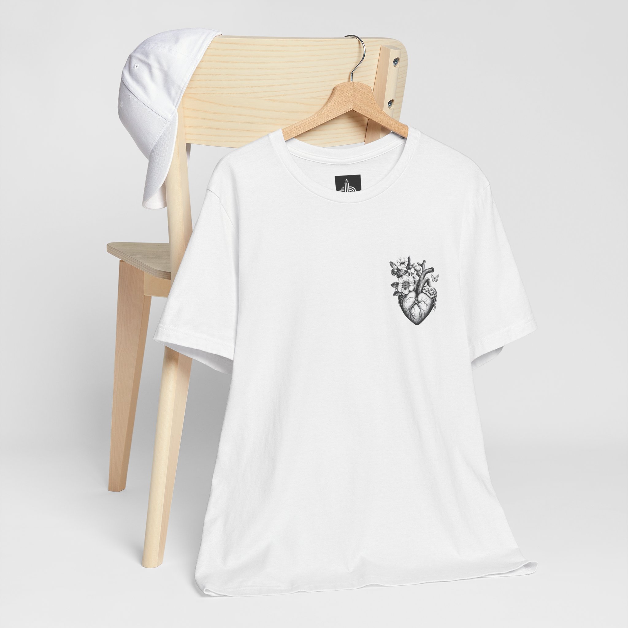 Unisex Softstyle Heart of Nature Tee Logo T-Shirt - Image 4