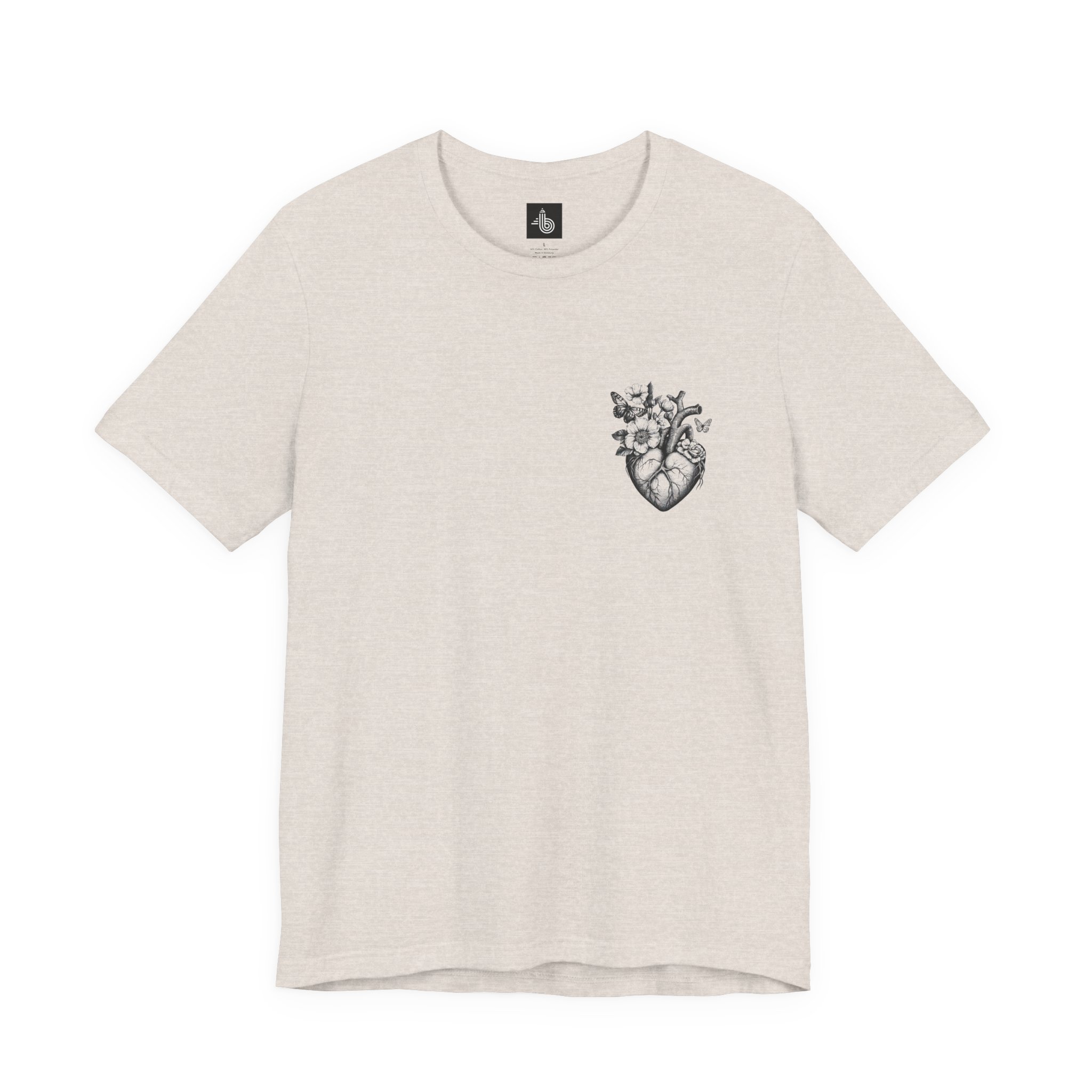 Unisex Softstyle Heart of Nature Tee Logo T-Shirt - Image 6