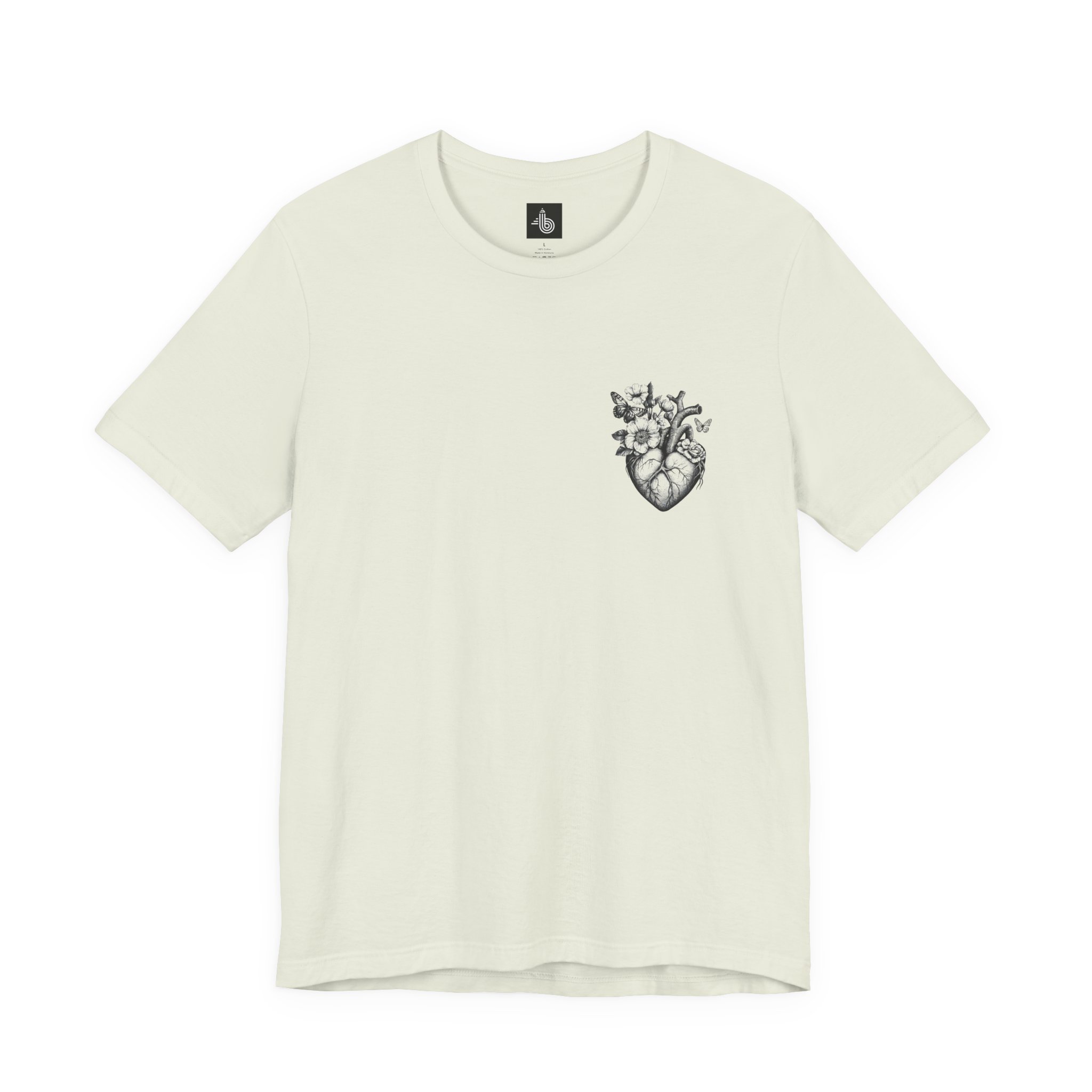 Unisex Softstyle Heart of Nature Tee Logo T-Shirt - Image 8