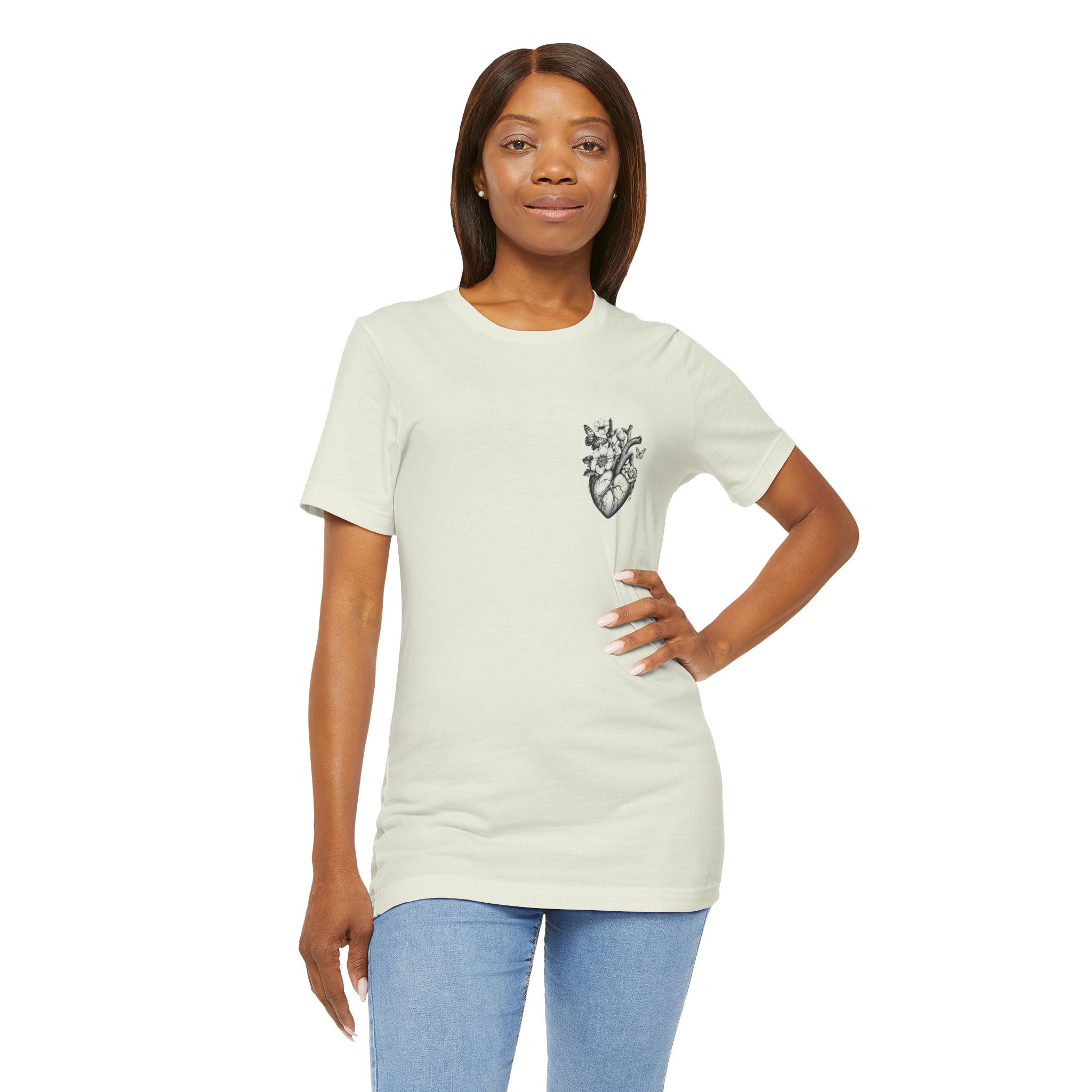 Unisex Softstyle Heart of Nature Tee Logo T-Shirt - Image 10