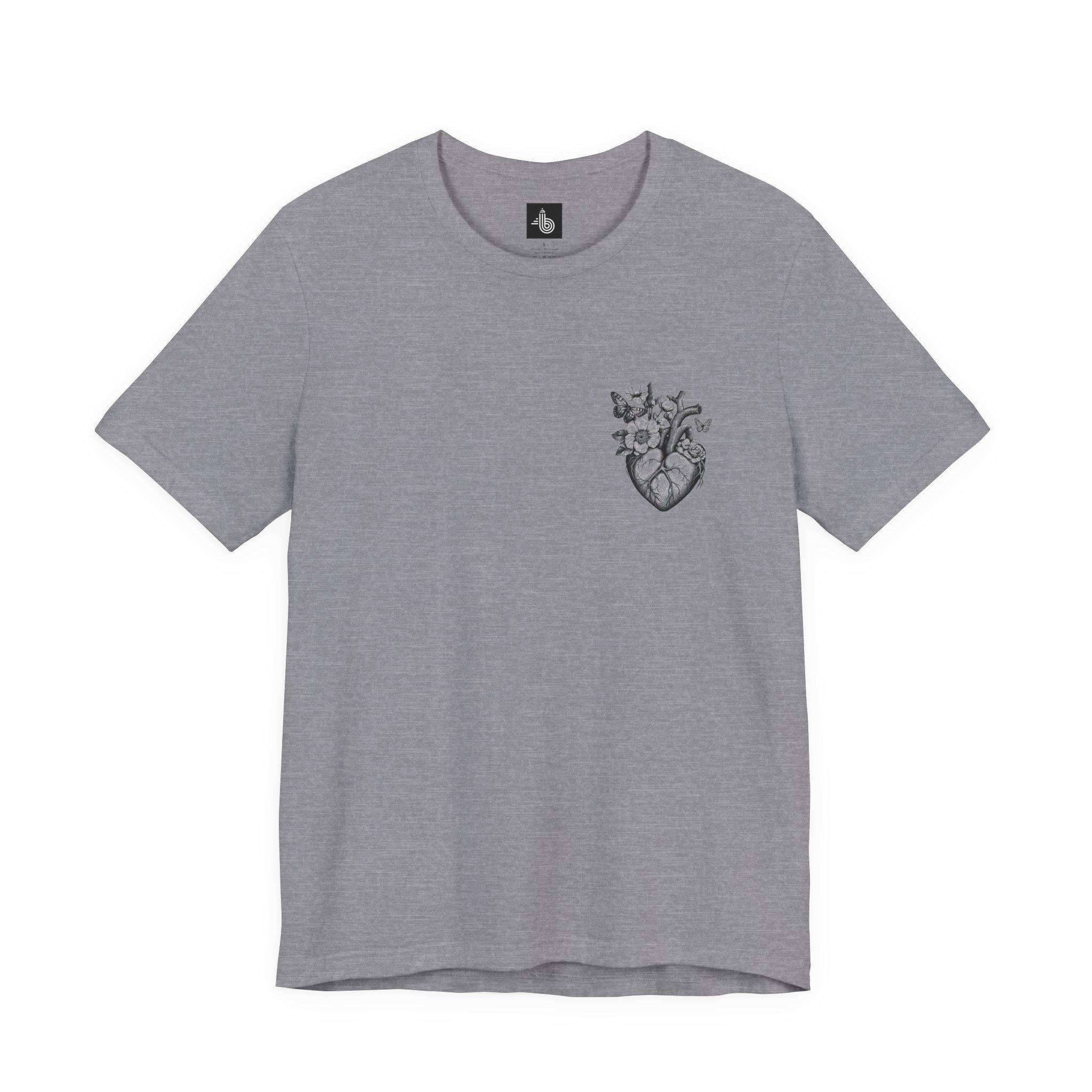 Unisex Softstyle Heart of Nature Tee Logo T-Shirt - Image 16